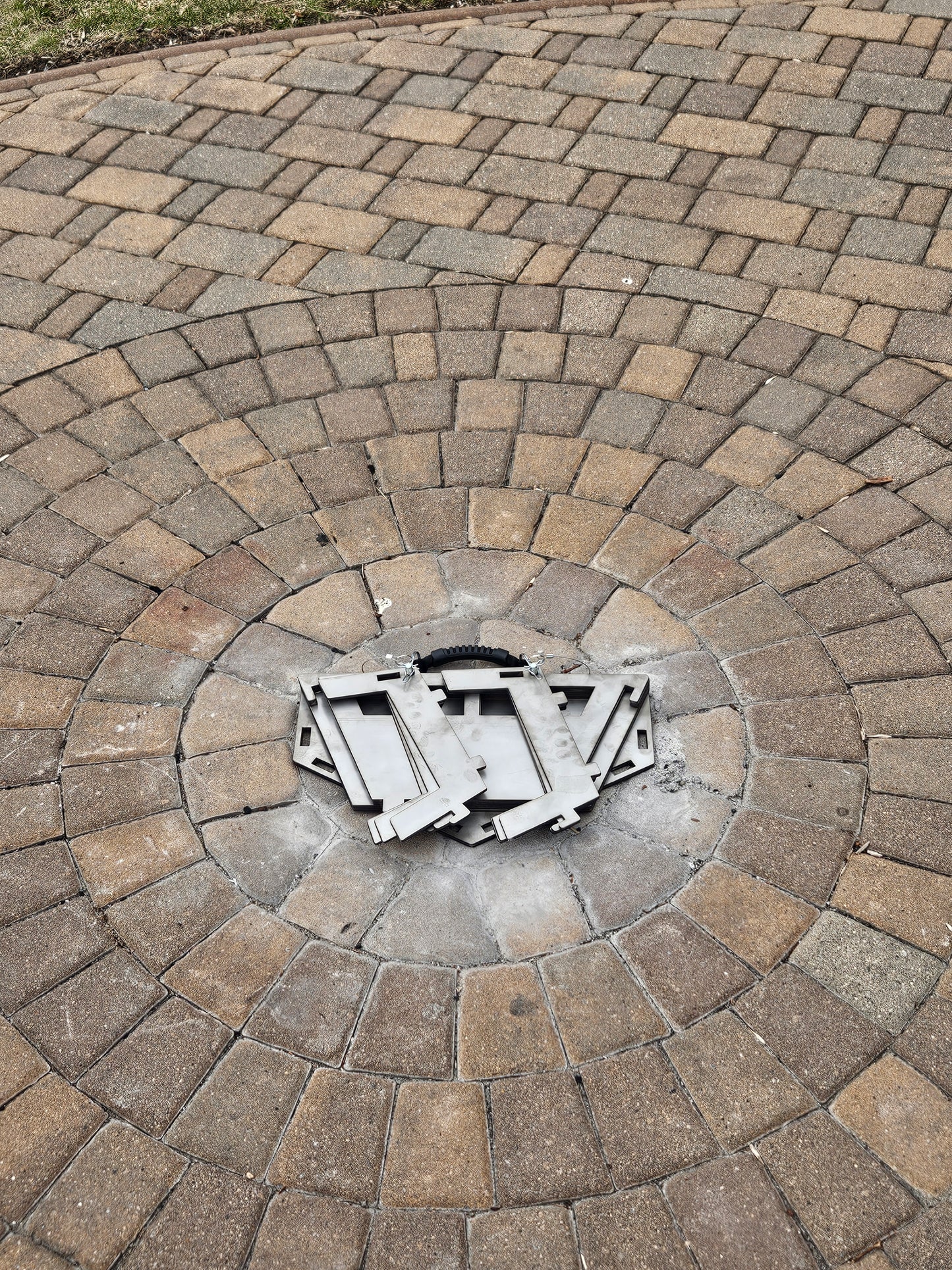 Collapsible Hexagon Fire Pit - STAINLESS STEEL