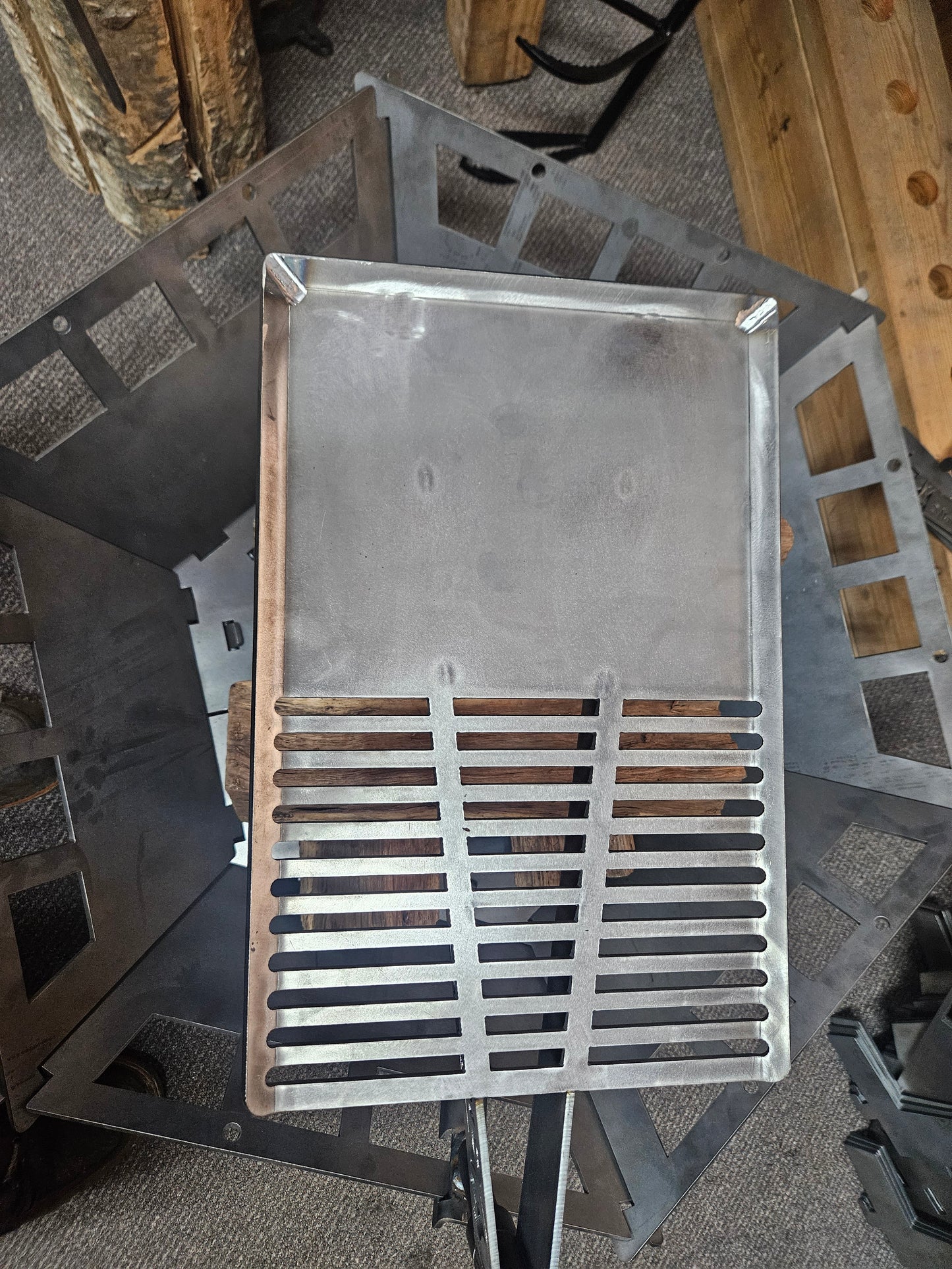 Collapsible Fire Pit and Grill 2-in-1 Bundle