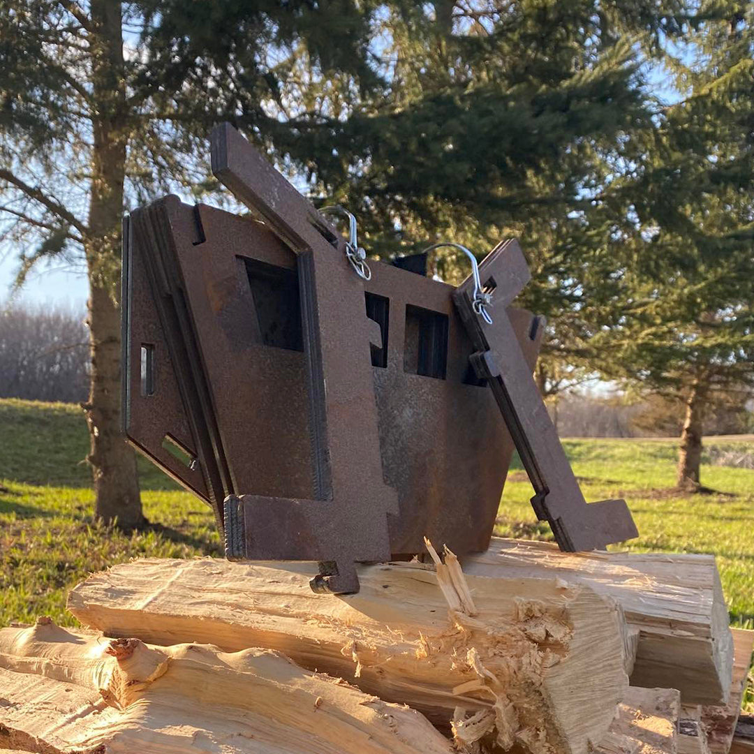 Collapsible Fire Pit and Grill 2-in-1 Bundle