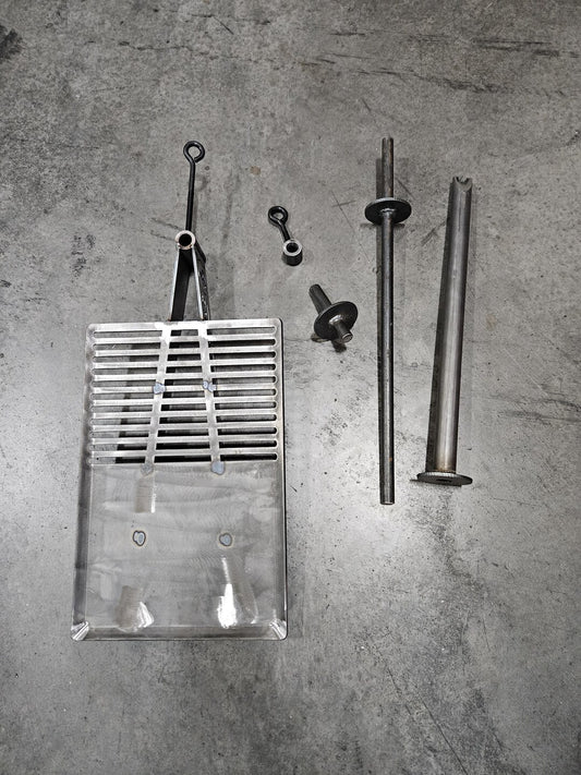 Campfire grill and griddle post kit