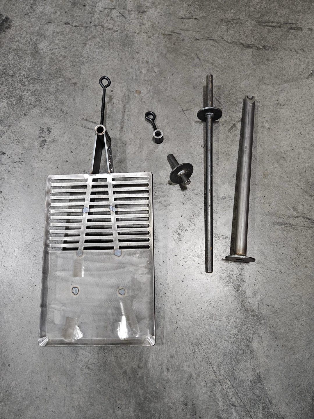 Campfire grill and griddle post kit bundle