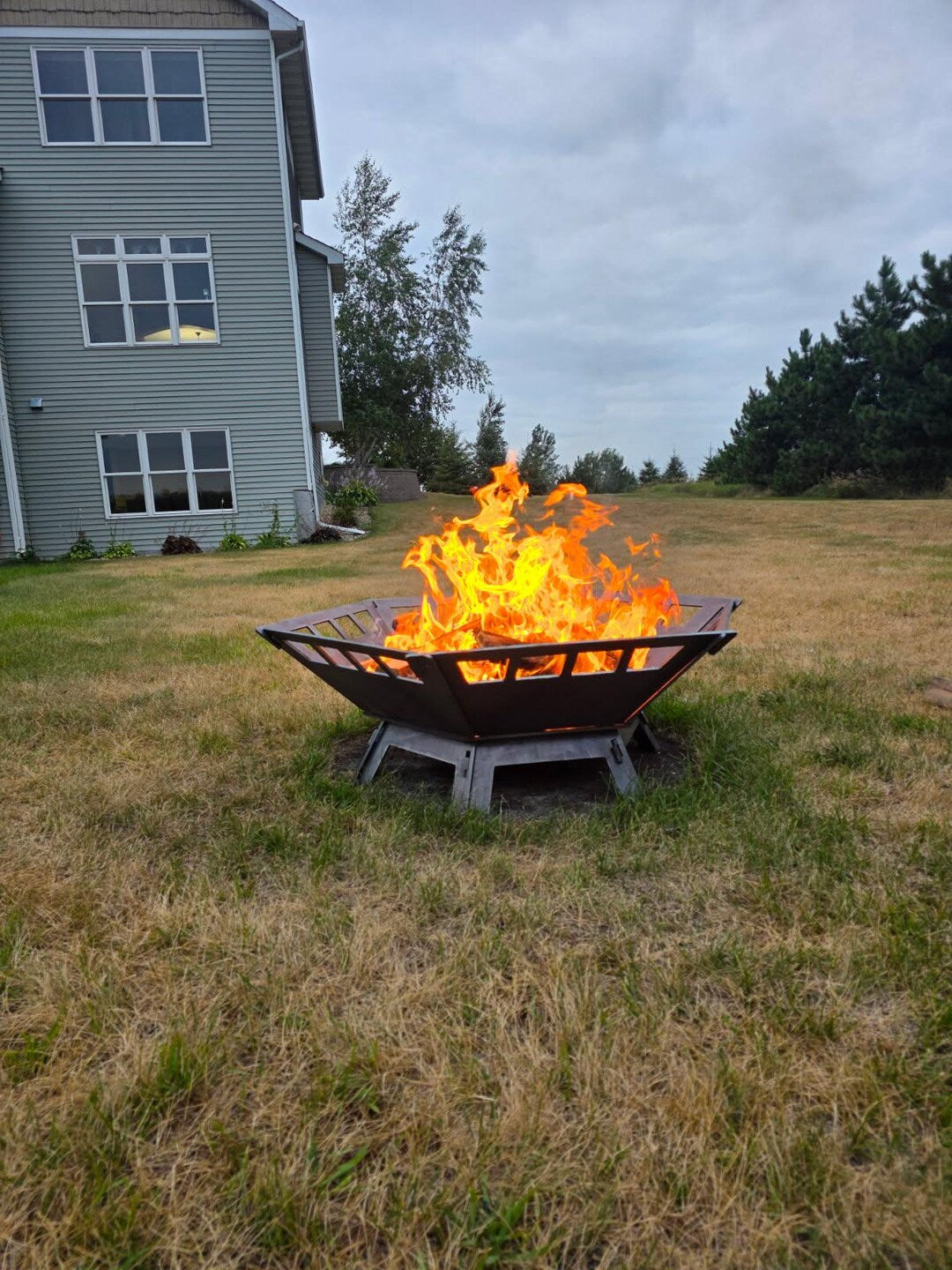 Big Bertha XL collapsible hexagon fire pit