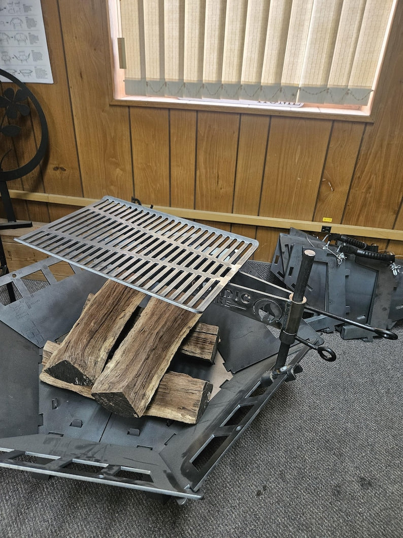 Fire pit grill grate