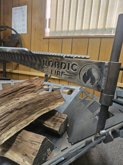 Fire pit grill grate